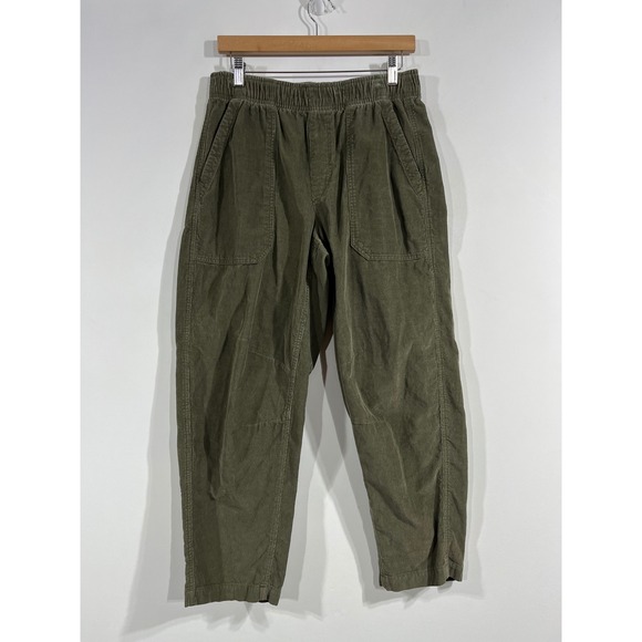 Old Navy Pants - Old Navy 90s Granola Indie Corduroy Boho Patch Pocket Relaxed Pants Women Medium